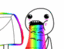 rainbow drool